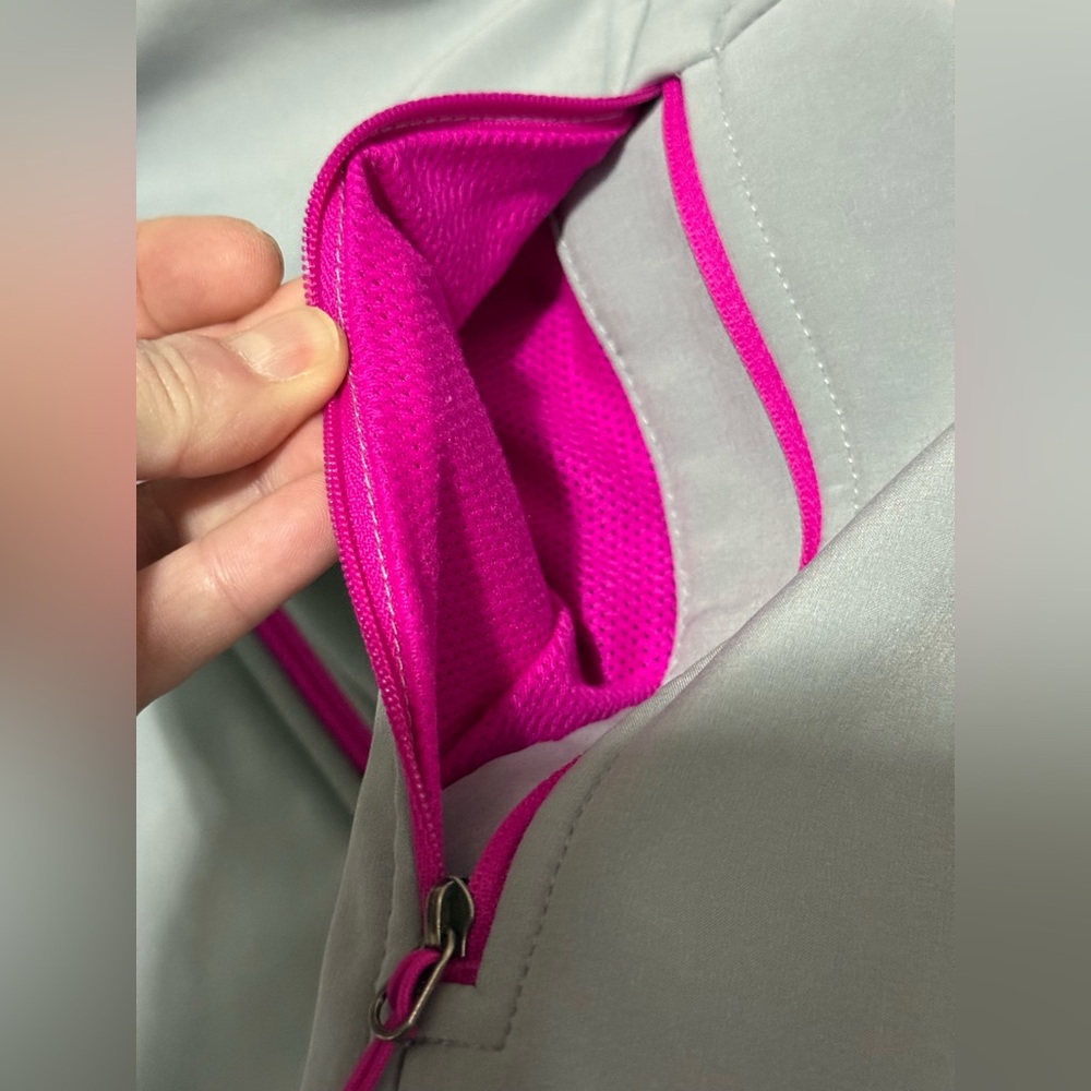 🛷North Face Apex Bionic Windwall Gray Pink Jacket - Picture 8 of 16